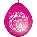 Sweet 16 Ballonnen Roze 30cm 8st Sweet 16 Ballonnen Roze 30cm 8st