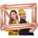 Folie Ballon Fotolijst Rose Goud 85cm Folie Ballon Fotolijst Rose Goud 85cm