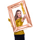 Folie Ballon Fotolijst Rose Goud 85cm Folie Ballon Fotolijst Rose Goud 85cm