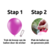 Ballon Plakkers 6cm 20st Ballon Plakkers 6cm 20st