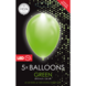 Groene Led Ballonnen 26cm 5st Groene Led Ballonnen 26cm 5st