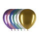 Gekleurde Ballonnen Chroom 30cm 10st Gekleurde Ballonnen Chroom 30cm 10st