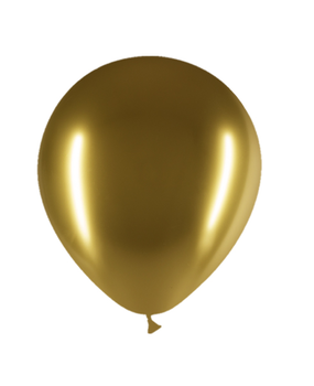 verraden metgezel schaduw Gouden Ballonnen Chroom 30cm 10st - Partywinkel