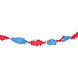 Crepe Slinger Rood Wit Blauw 24m Crepe Slinger Rood Wit Blauw 24m