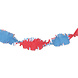 Crepe Slinger Rood Wit Blauw 24m Crepe Slinger Rood Wit Blauw 24m