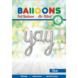 Folie Ballon Yay Zilver 1,19m leeg Folie Ballon Yay Zilver 1,19m leeg
