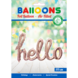 Folie Ballon Hello Rose Goud 1,19m leeg Folie Ballon Hello Rose Goud 1,19m leeg