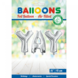 Ballonnen Letter Set Yay Zilver 41cm Ballonnen Letter Set Yay Zilver 41cm