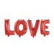 Ballonnen Letter Set Love Rood 41cm Ballonnen Letter Set Love Rood 41cm