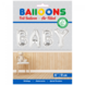 Ballonnen Letter Set Baby Zilver 41cm Ballonnen Letter Set Baby Zilver 41cm