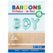 Ballonnen Letter Set Boy Blauw 41cm Ballonnen Letter Set Boy Blauw 41cm
