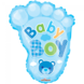 Helium Ballon Geboorte Baby Boy Voet 45cm leeg Helium Ballon Geboorte Baby Boy Voet 45cm leeg