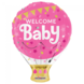 Helium Ballon Geboorte Luchtballon Roze 45cm leeg Helium Ballon Geboorte Luchtballon Roze 45cm leeg