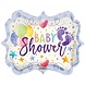 Helium Ballon Baby Shower 45cm leeg Helium Ballon Baby Shower 45cm leeg