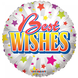 Helium Ballon Best Wishes 45cm leeg Helium Ballon Best Wishes 45cm leeg