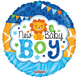 Helium Ballon Geboorte New Baby Boy 45cm leeg Helium Ballon Geboorte New Baby Boy 45cm leeg