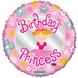 Helium Ballon Birthday Princess 45cm leeg Helium Ballon Birthday Princess 45cm leeg