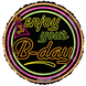 Helium Ballon Enjoy Your Birthday 45cm leeg Helium Ballon Enjoy Your Birthday 45cm leeg