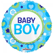 Helium Ballon Geboorte Baby Boy 45cm leeg Helium Ballon Geboorte Baby Boy 45cm leeg
