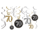 Hangdecoratie 70 Jaar Happy Birthday 61cm 12st Hangdecoratie 70 Jaar Happy Birthday 61cm 12st