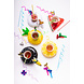 Opblaas Ananas Bekerhouder 27cm Opblaas Ananas Bekerhouder 27cm
