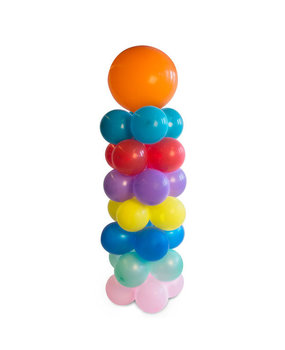 deeltje verhoging Grote waanidee Ballonnenpilaar Set 1,35m - Partywinkel