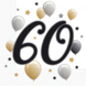 Servetten 60 Jaar Ballonnen 33cm 20st Servetten 60 Jaar Ballonnen 33cm 20st