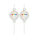 Happy Birthday Rietjes Ballonnen 4st Happy Birthday Rietjes Ballonnen 4st