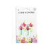 Flamingo Kaarsjes 5,9cm 4st Flamingo Kaarsjes 5,9cm 4st