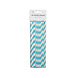 Papieren Rietjes Baby Blauw Gestreept 19,7cm 20st Papieren Rietjes Baby Blauw Gestreept 19,7cm 20st