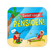 Deurbord Pensioen Cartoon 50cm Deurbord Pensioen Cartoon 50cm