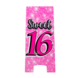 Warning Sign Sweet 16 Roze 62,5cm Warning Sign Sweet 16 Roze 62,5cm