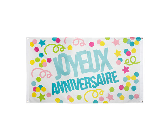 Joyeux Anniversaire Gevelvlag 1 5m Partywinkel Nl