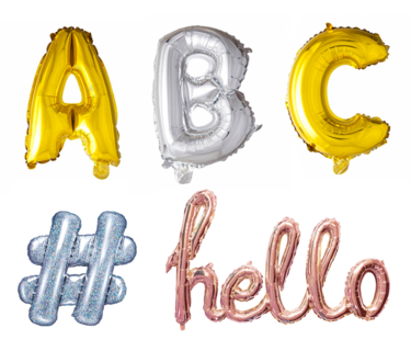 Letter Ballonnen