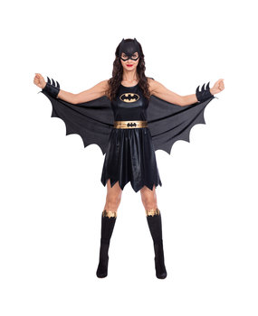 Nu Bejaarden insluiten Batgirl kostuum voor dames kopen - Partywinkel
