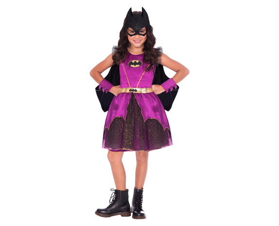 Hoogte honderd Hou op Batgirl Jurkje Paars Kind - Partywinkel