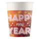 Happy New Year Bekers 200ml 8st Happy New Year Bekers 200ml 8st
