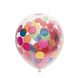 Confetti Ballonnen Gekleurd 30cm 6st Confetti Ballonnen Gekleurd 30cm 6st