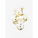 Confetti Ballonnen Goud 30cm 6st Confetti Ballonnen Goud 30cm 6st