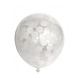 Confetti Ballonnen Wit 30cm 6st Confetti Ballonnen Wit 30cm 6st