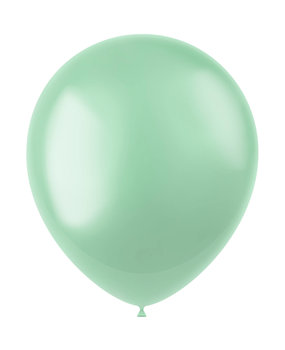 Viskeus Zonder genezen Mintgroene Ballonnen Metallic Minty Green 33cm 10st - Partywinkel
