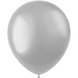 Zilveren Ballonnen Metallic Moondust Silver 33cm 10st Zilveren Ballonnen Metallic Moondust Silver 33cm 10st