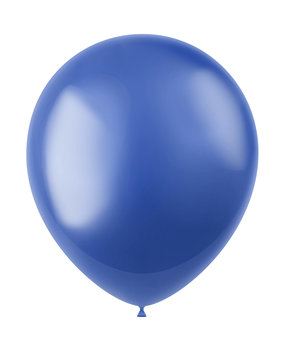 Gewoon overlopen doen alsof Atletisch Blauwe Ballonnen Metallic Royal Blue 33cm 50st - Partywinkel