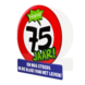 Verjaardagskaart 75 Jaar Verkeersbord 16,5cm Verjaardagskaart 75 Jaar Verkeersbord 16,5cm