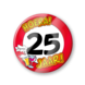 Bierviltjes 25 Jaar 12,5cm 6st Bierviltjes 25 Jaar 12,5cm 6st