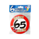 Bierviltjes 65 Jaar 12,5cm 6st Bierviltjes 65 Jaar 12,5cm 6st
