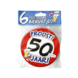 Bierviltjes 50 Jaar 12,5cm 6st Bierviltjes 50 Jaar 12,5cm 6st
