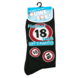 Grappige Sokken 18 Jaar Verkeersbord 1 paar Grappige Sokken 18 Jaar Verkeersbord 1 paar