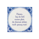 Delfts Blauw Tegel Bril Plat 14,5cm Delfts Blauw Tegel Bril Plat 14,5cm