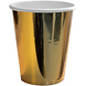 Gouden Bekers Metallic Karton 250ml 8st Gouden Bekers Metallic Karton 250ml 8st